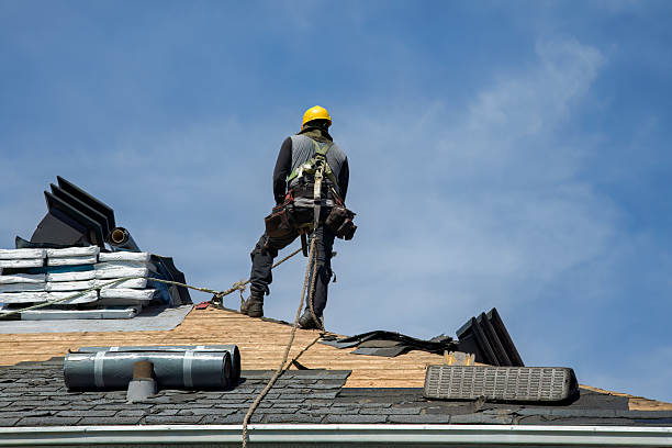 Professional Flat Roof Repair technician working in Evergreen, CO